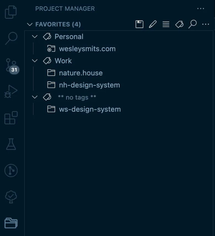 Project Manager Extension
