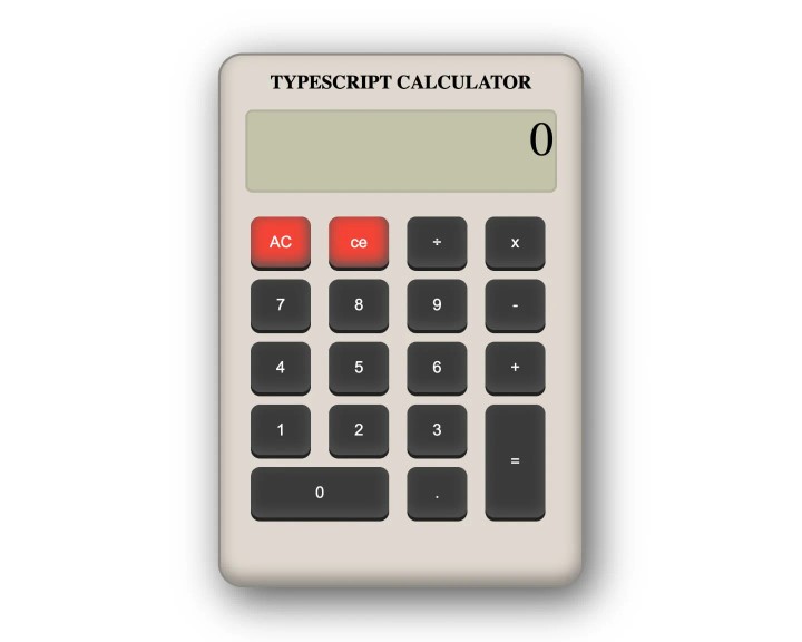 TypeScript Web Calculator